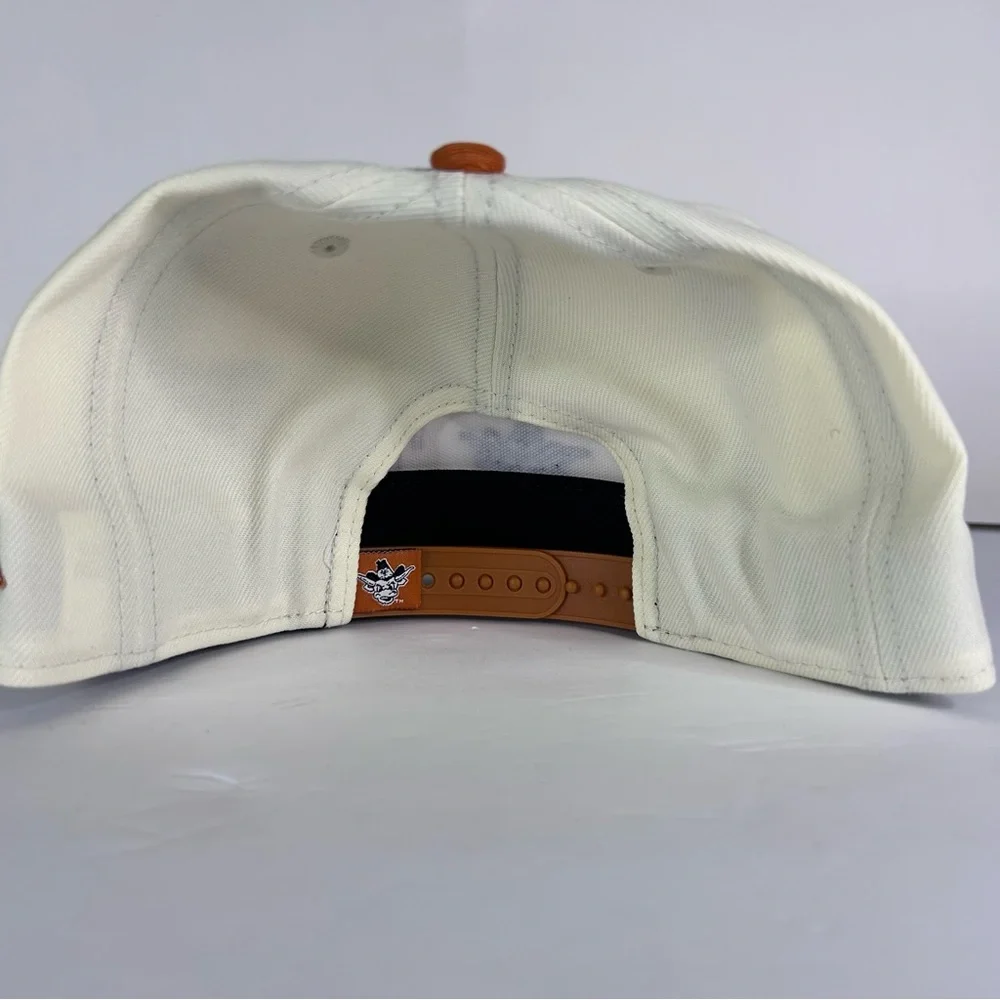Men's New Era White Orange Texas Longhorns Collegiate 9FIFTY AFrame Snapback Hat